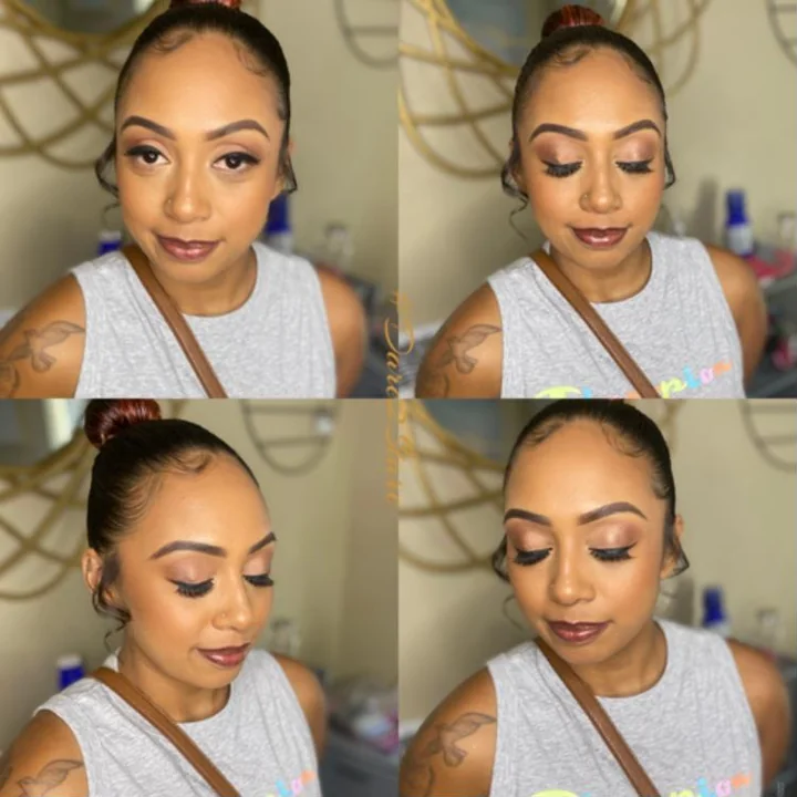 Natural glam on a real client — soft, radiant, everyday